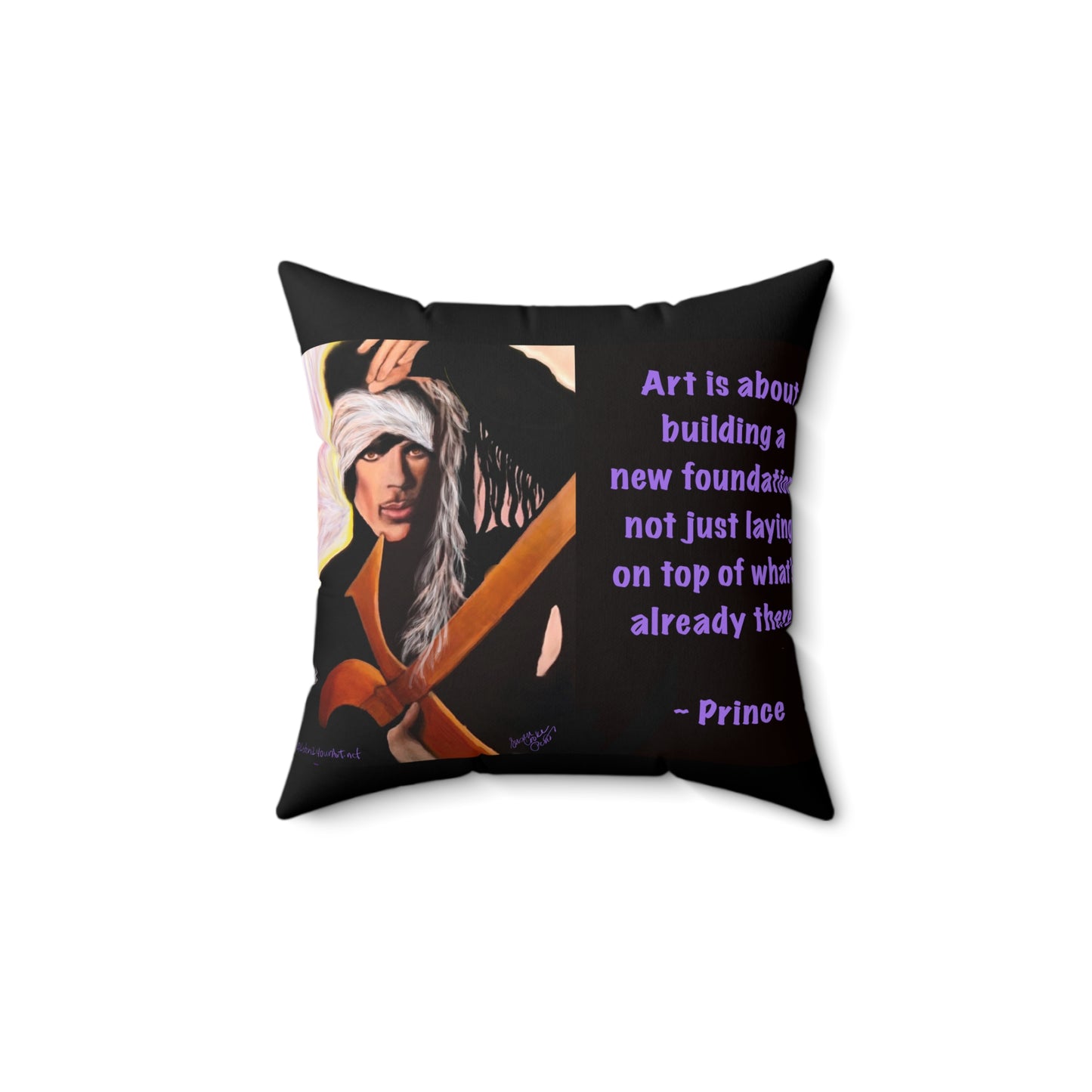 Prince-Inspired Art 1999 pillow - reversible -throw pillow all sizes  - Prince quote - Prince throw pillow - prince gift - pillow - sofa pillow - throw pillow