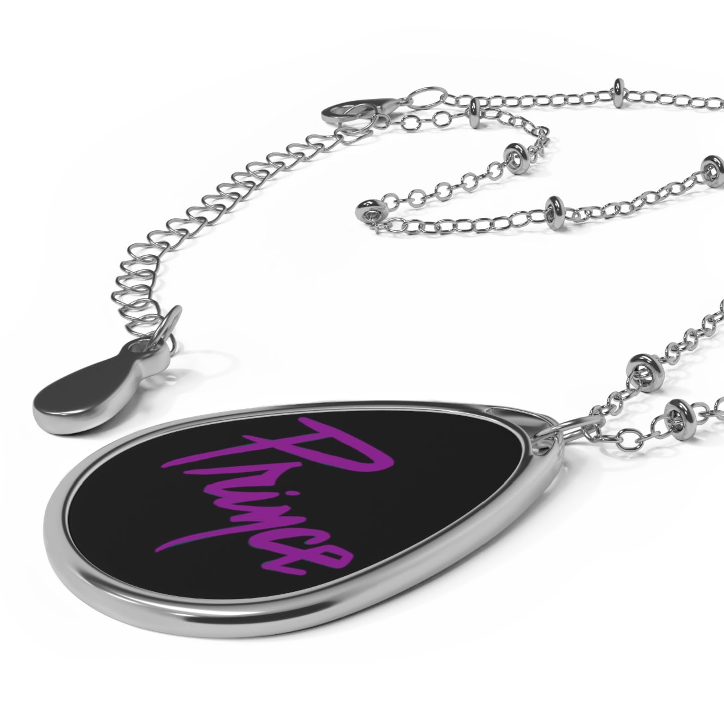 Prince - Prince Art - Oval Necklace - Prince gift - prince necklace -purple rain - Prince jewelry - Prince fan gift