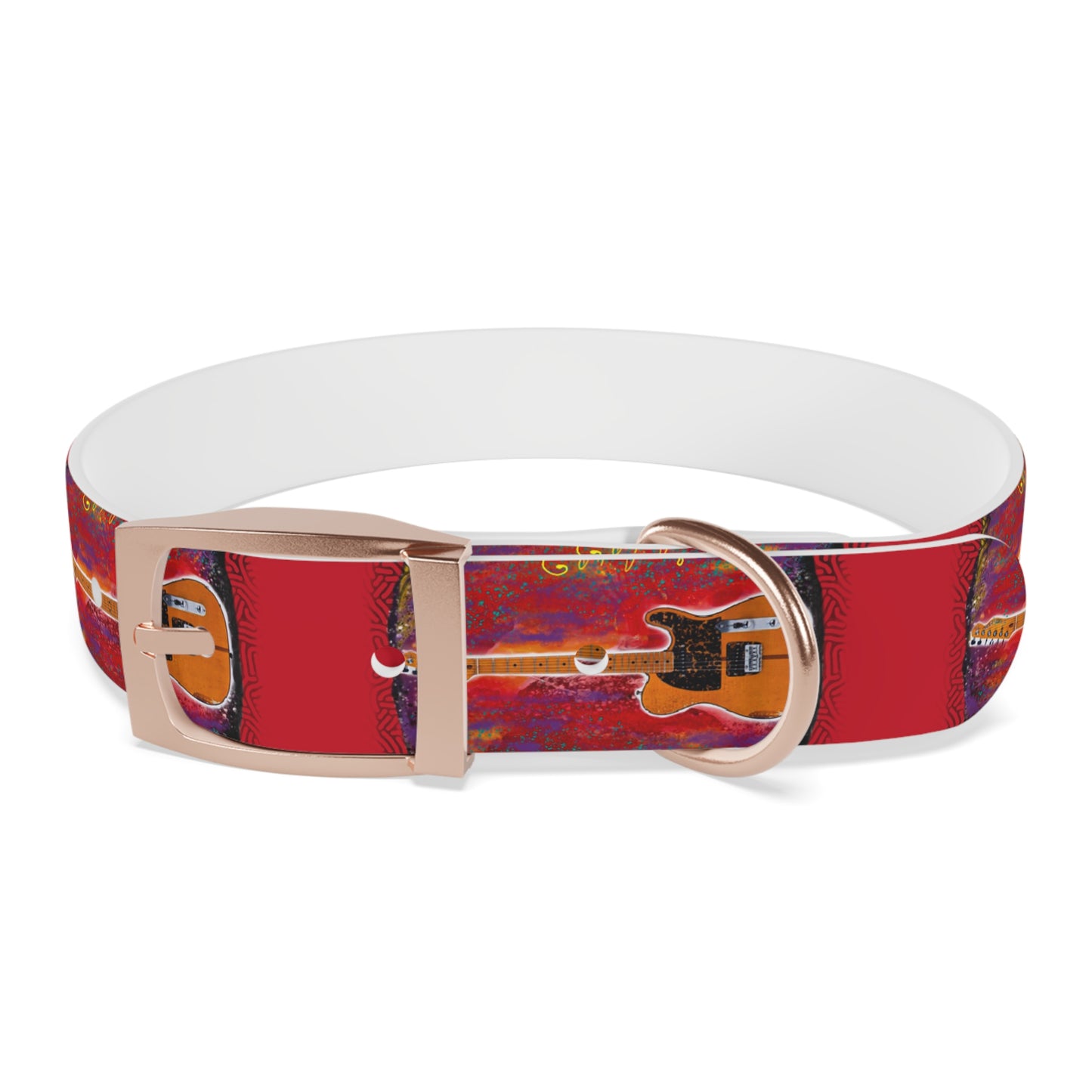 Prince - Guitar - Dog Collar - Prince dog collar - guitar dog collar - custom dog - gifts - guitar gift - guitar themed - rock n roll