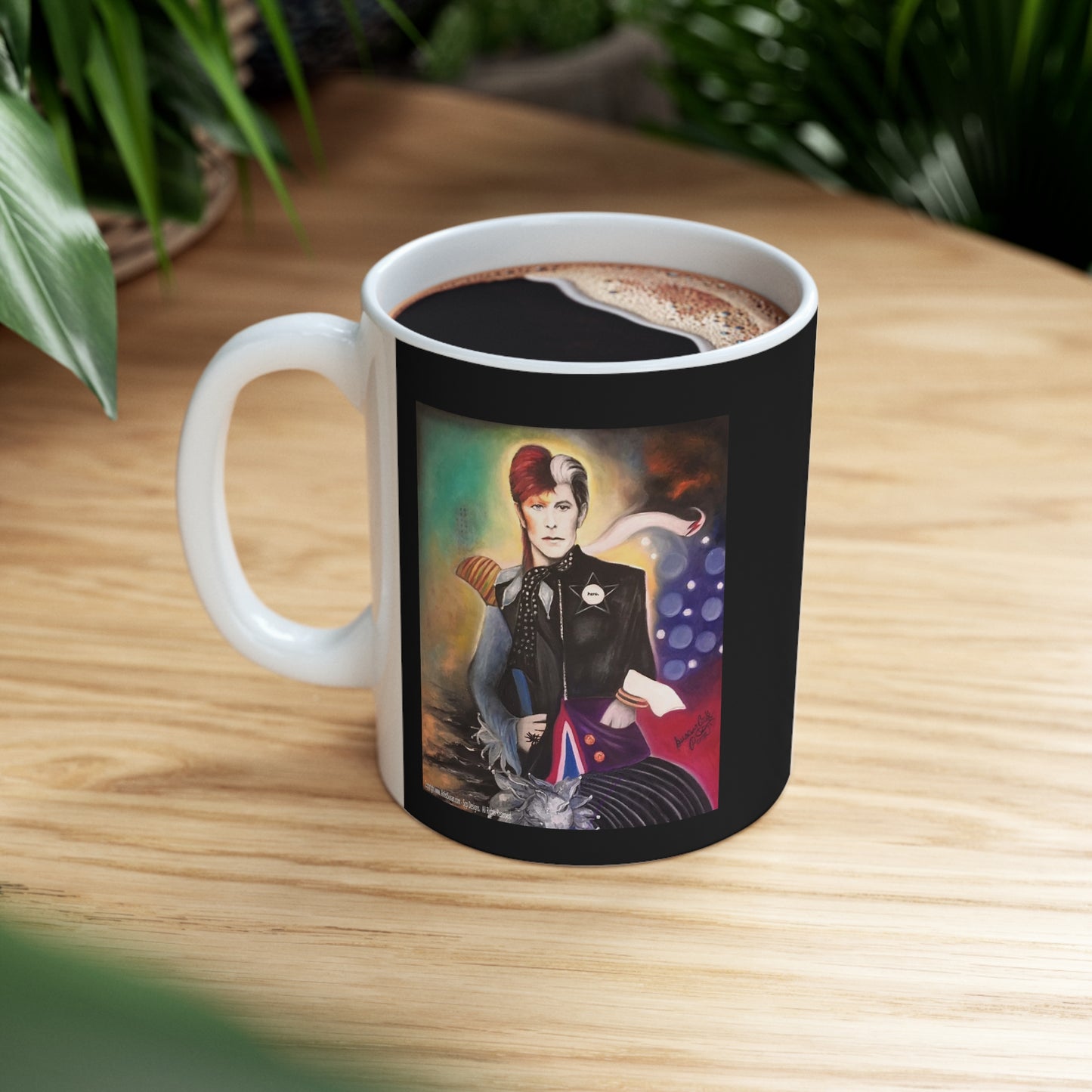 David Bowie - heroes - ziggy stardust - coffee mug - lincoln coffee mug - coffee mugs -  bowie coffee mug