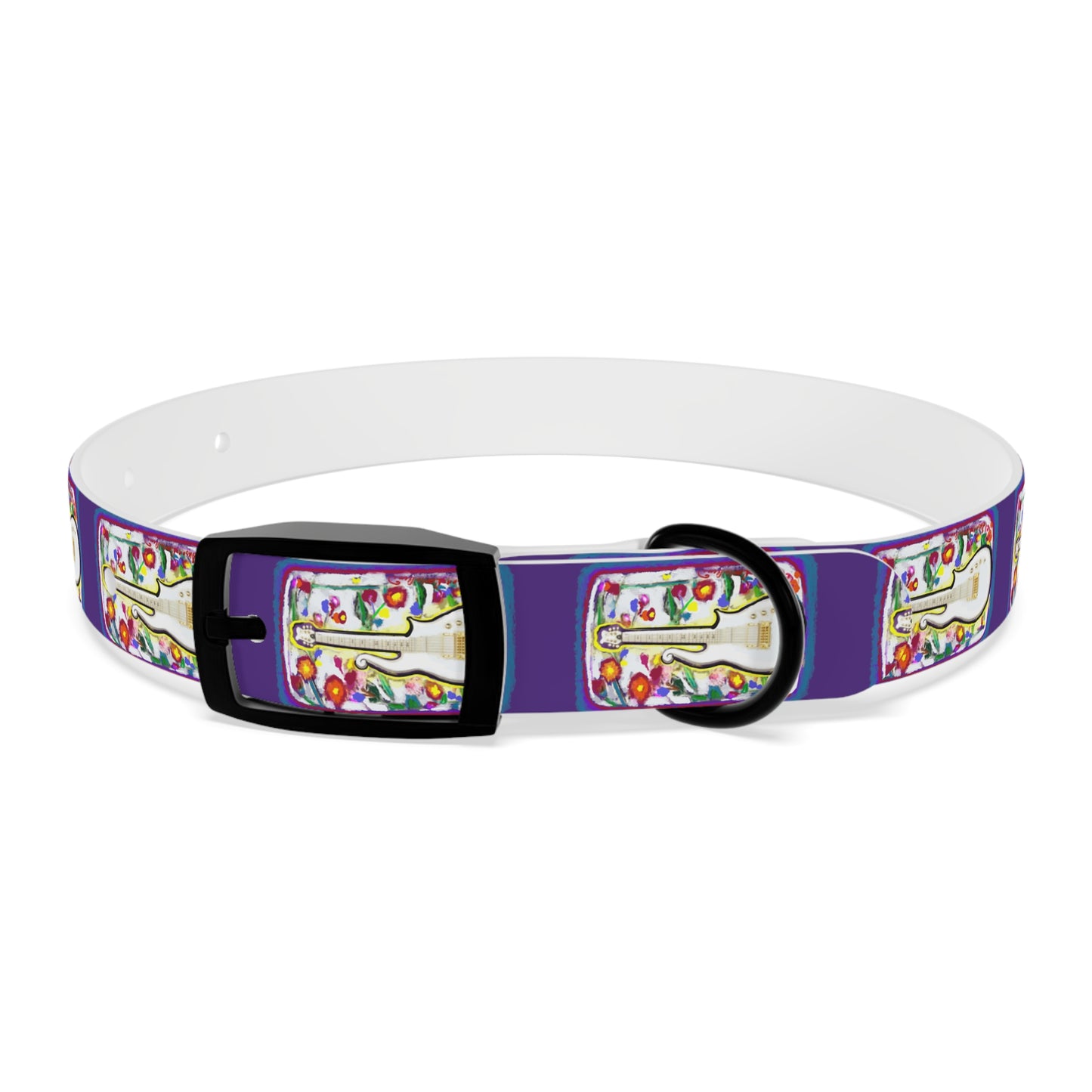 Prince - Guitar - Dog Collar - Prince dog collar - guitar dog collar - custom dog - gifts - guitar gift - guitar themed - rock n rol