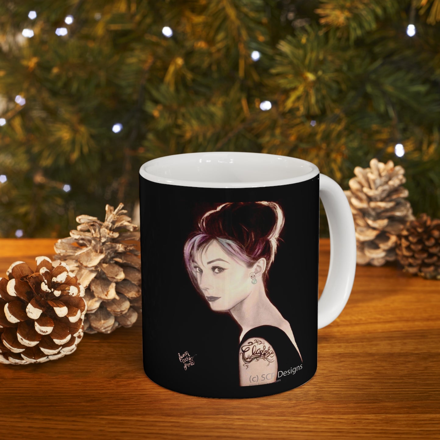 Breakfast at Tiffanys - Audrey Hepburn - class - Tiffany coffee mug - tiffanys mug - movie coffee mug