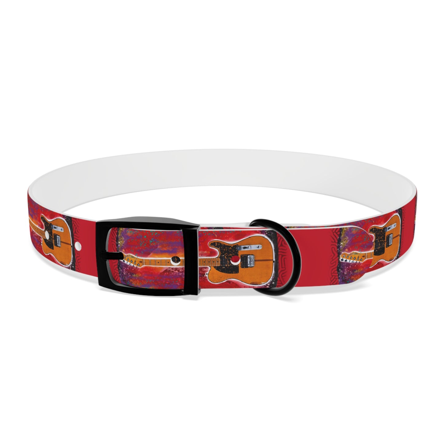 Prince - Guitar - Dog Collar - Prince dog collar - guitar dog collar - custom dog - gifts - guitar gift - guitar themed - rock n roll