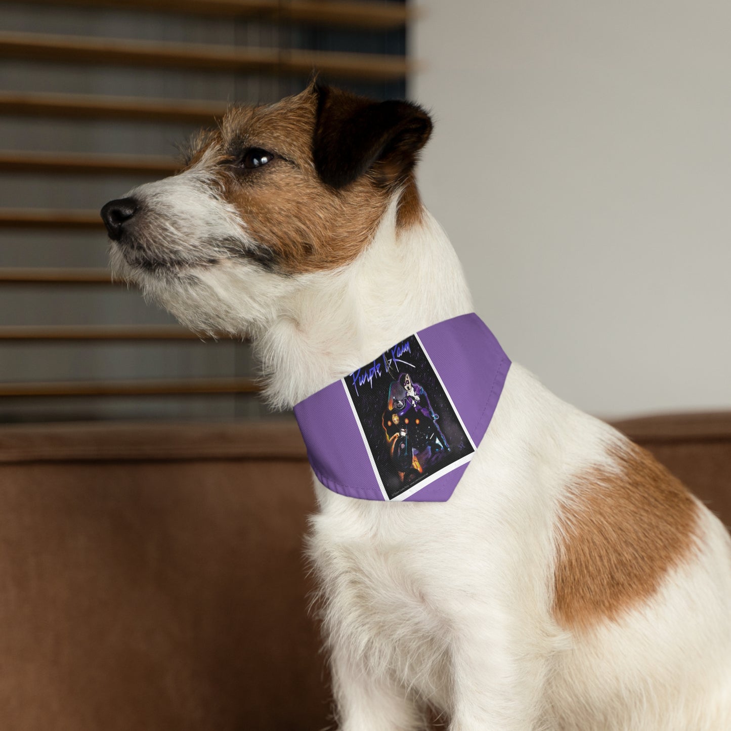 Prince Inspired Rock and Roll bandana- Pet - Dog - Cat - Bandana Collar - Dog bandanas - Cat Bandanas - Custom bandanas - prince - purple rain