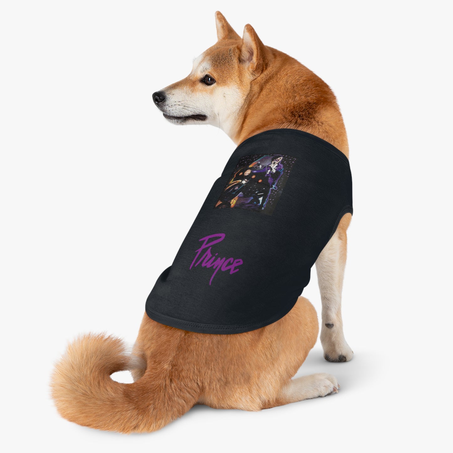 Prince - guitar - prince t-shirt - pet shirt - pet t-shirt - dog t-shirt - cat t-shirt - pet tee - dog clothes - purple rain