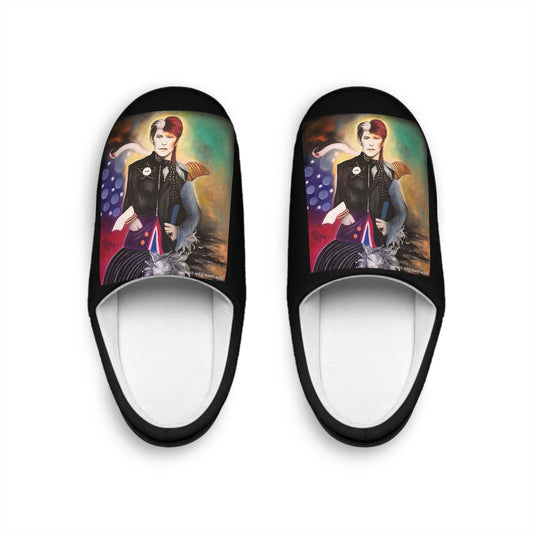 Bowie inspired -Original Art by SCP Men's slippers