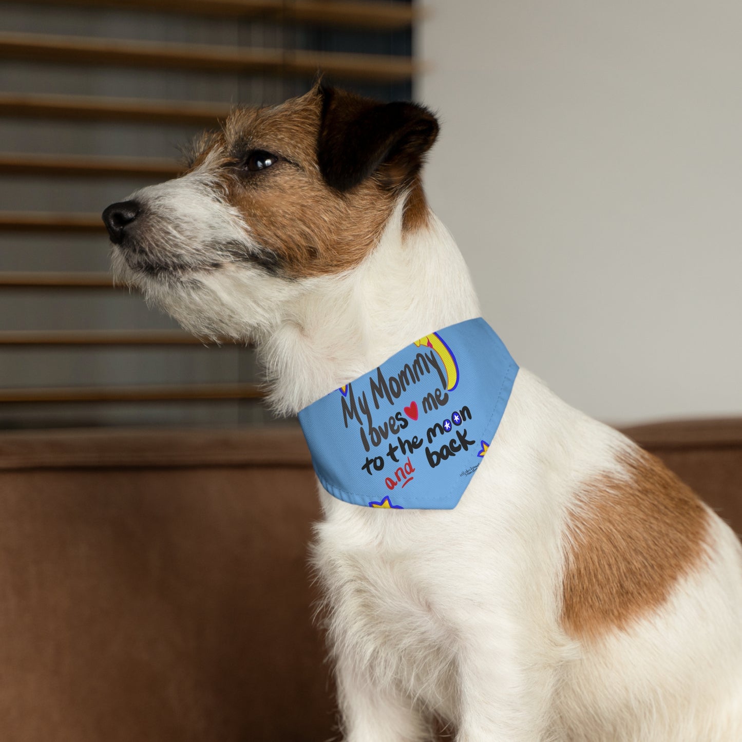 Love you to the moon and back - Pet - Dog - Cat - Bandana Collar - Dog bandanas - Cat Bandanas - bandanas - love