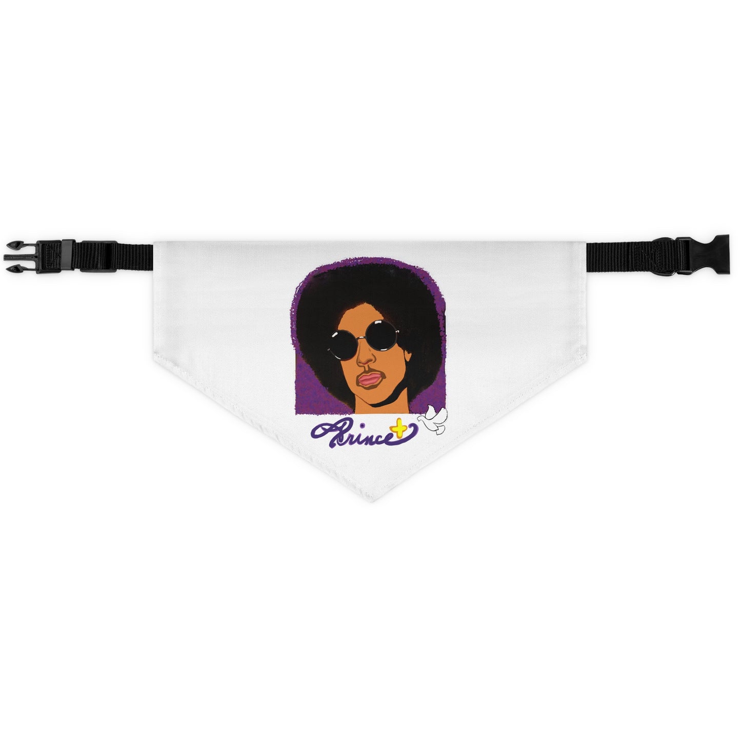 Original Art Prince-Inspired Rock and Roll - Pet - Dog - Cat - Bandana Collar - Dog bandanas - Cat Bandanas - bandanas - prince - purple rain - prince ban