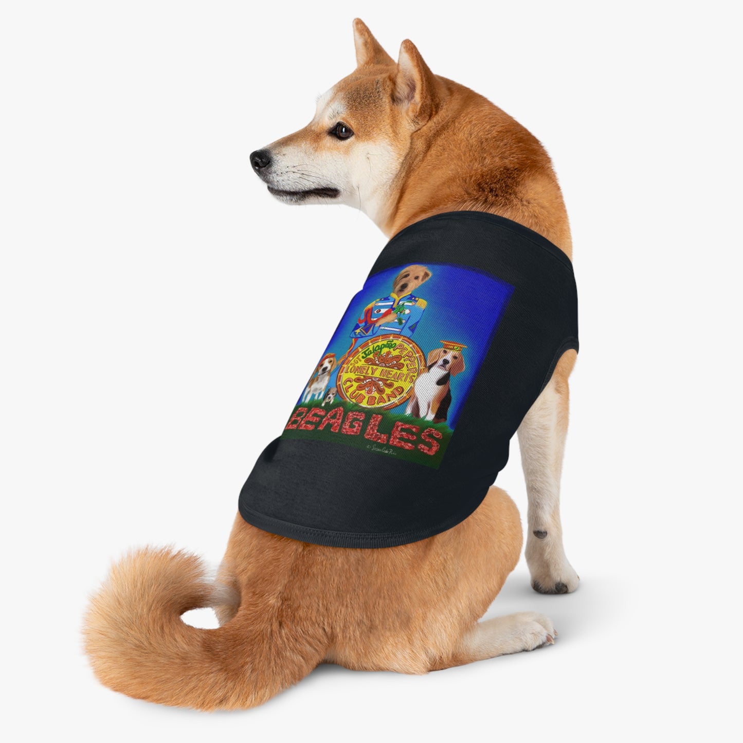 The Beagles Pet T-shirt - dogs - cats - Sir Brennan  Series - dog clothes - cat shirts - dog shirts - clothes for pets - dog gifts - cat gif