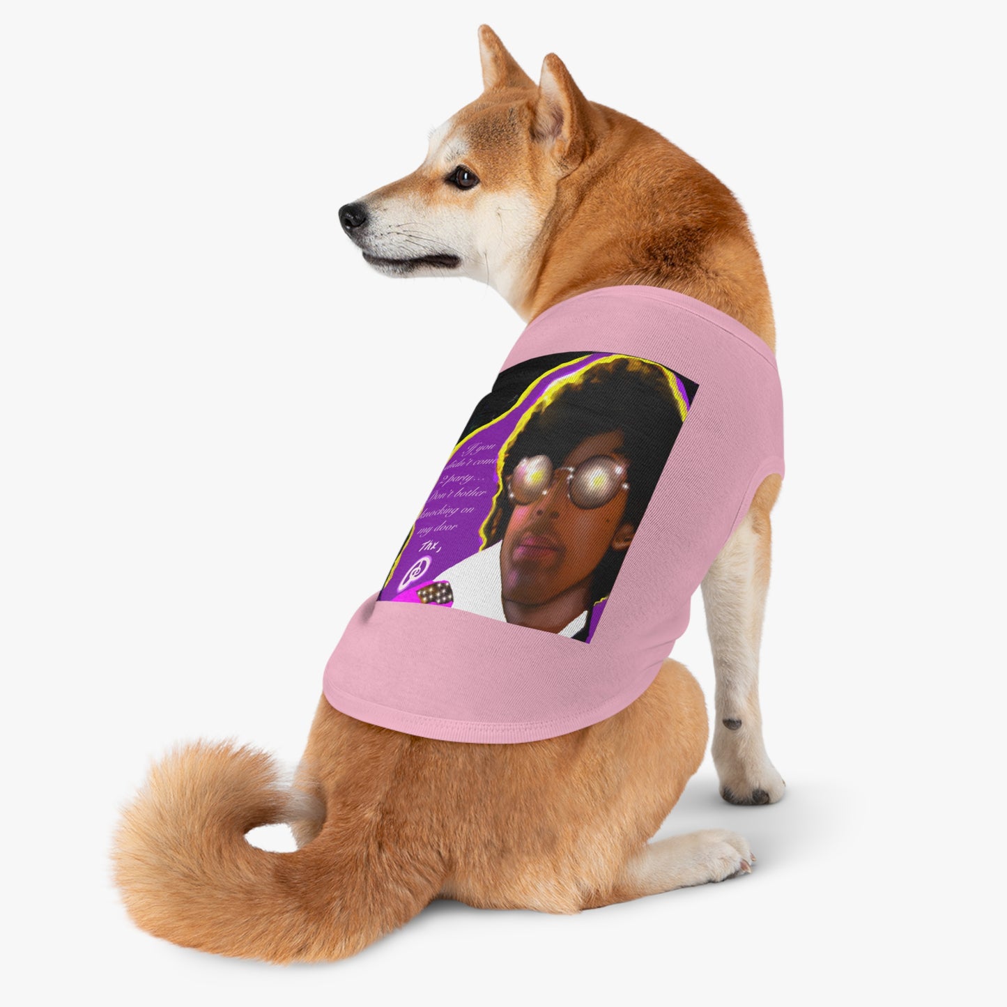 Prince tee - guitar - prince t-shirt - pet shirt - pet t-shirt - dog t-shirt - cat t-shirt - pet tee - dog clothes - purple rain -1999