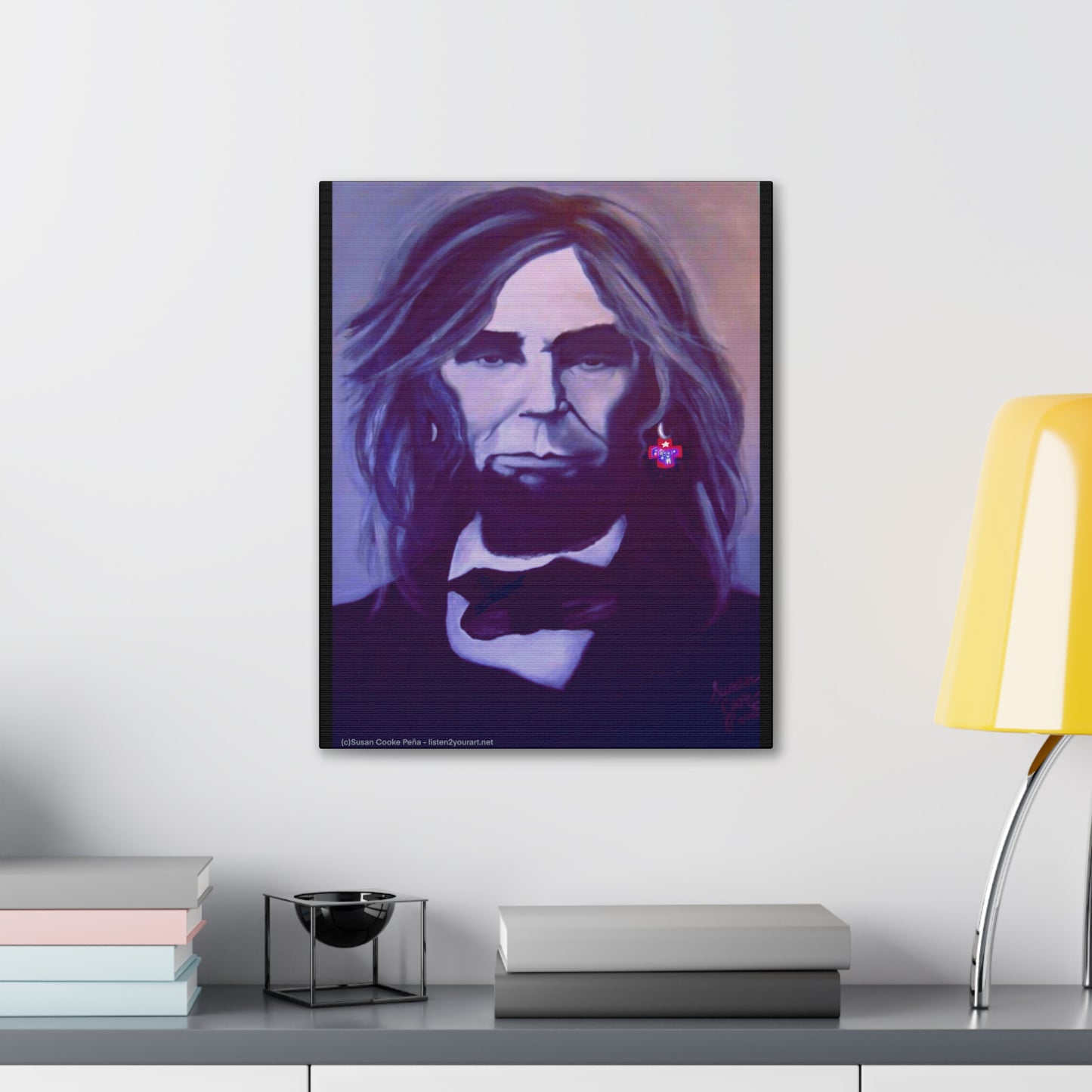 Freedom Lincoln Art by SCP - Lincoln painting