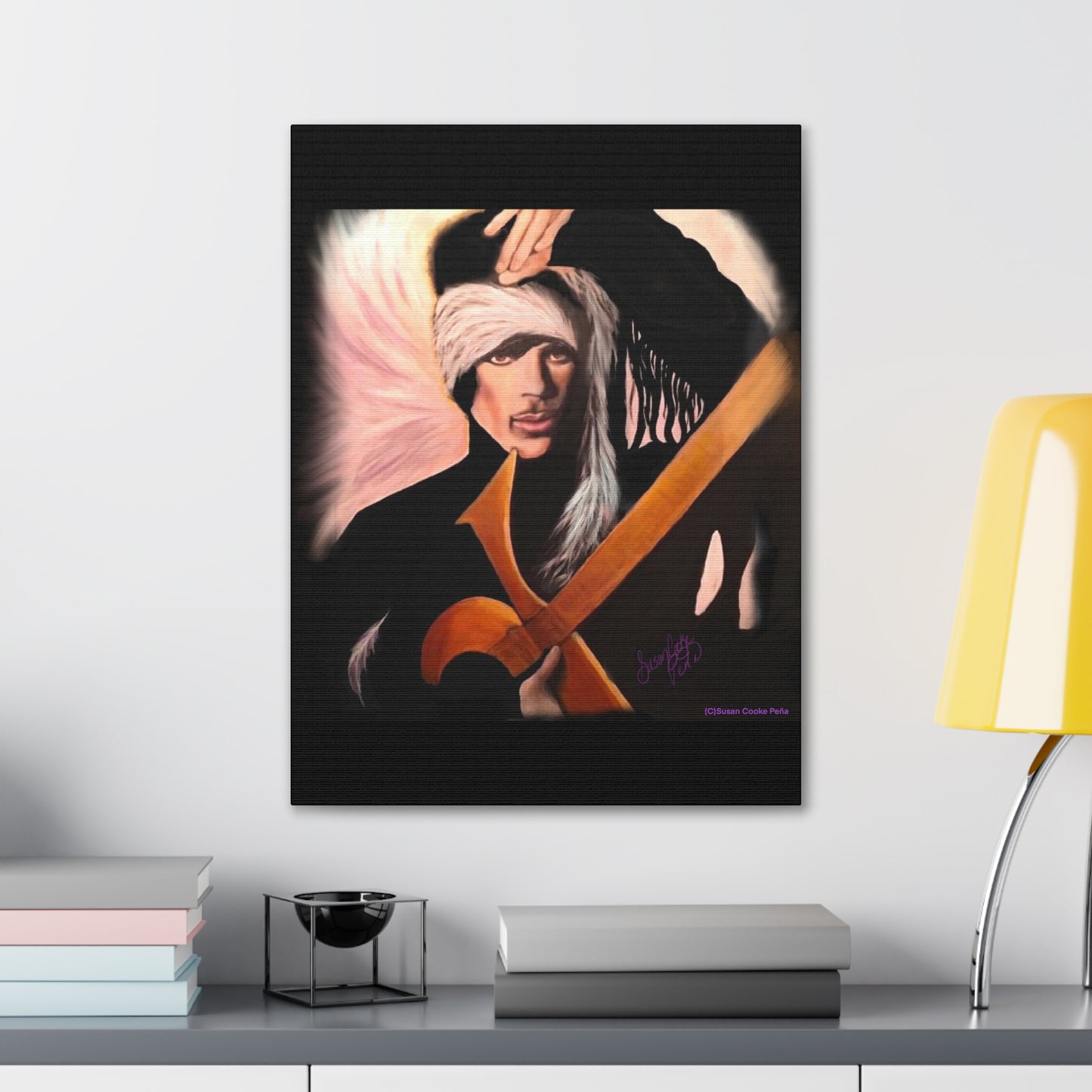 Prince-inspired Art by SCP printed on Canvas Gallery Wrap