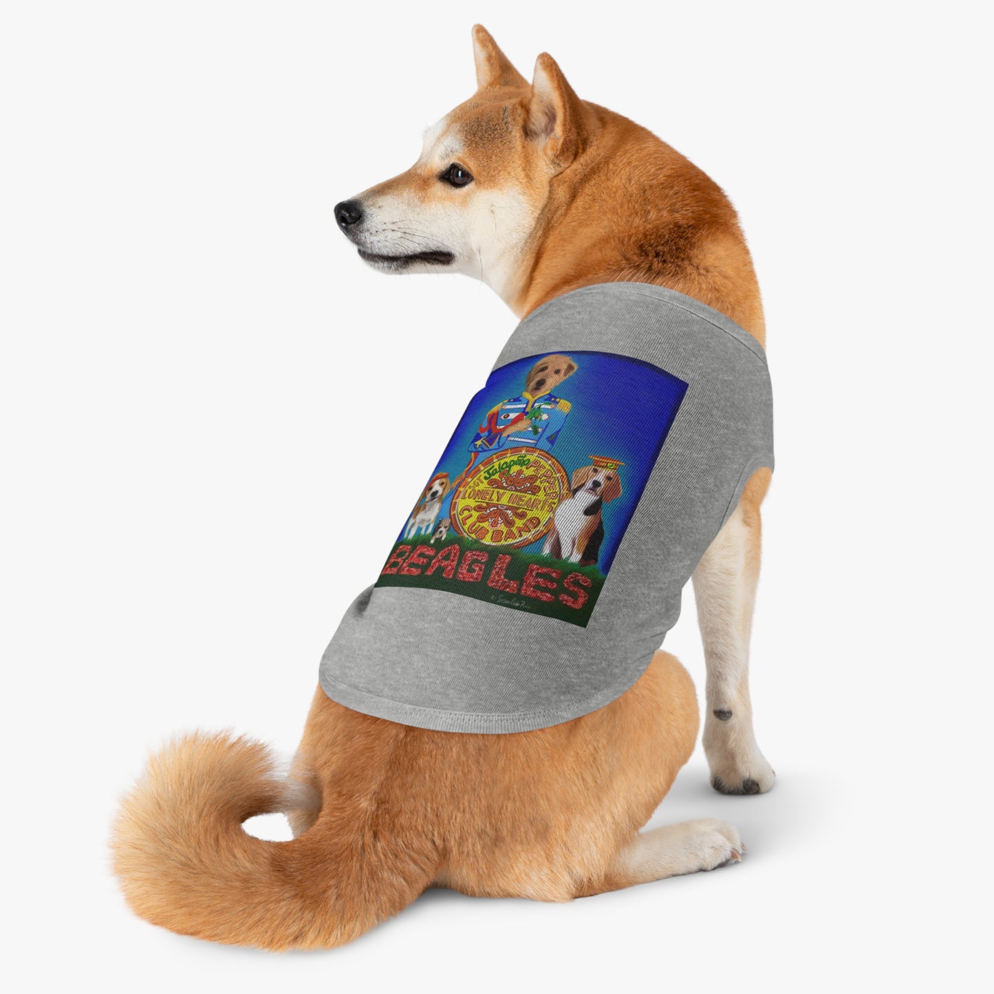 The Beagles Pet T-shirt - dogs - cats - Sir Brennan  Series - dog clothes - cat shirts - dog shirts - clothes for pets - dog gifts - cat gif