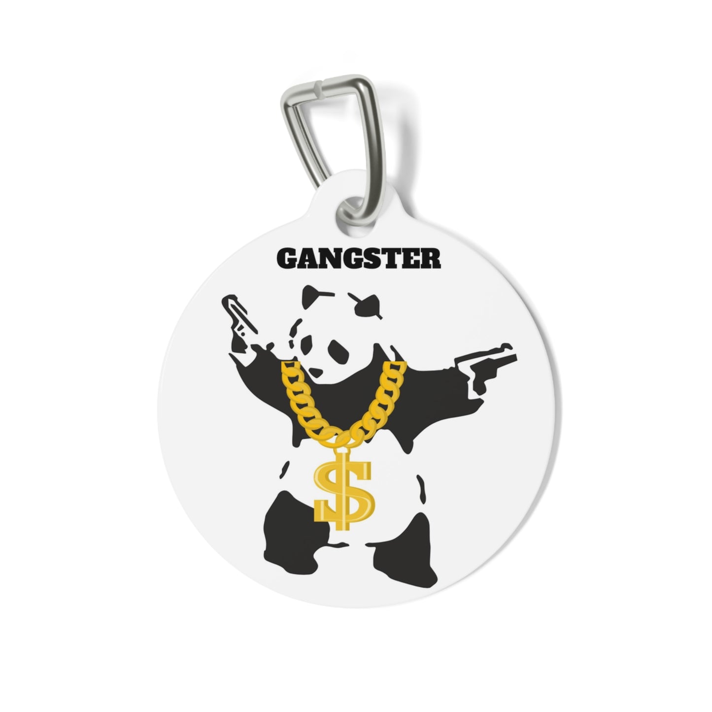 Metal - Pet Tag - Pet charm - Pet gift - dog charm - cat charm - cat tag - dog jewelry - cat jewelry - gangster jewelry - gangster