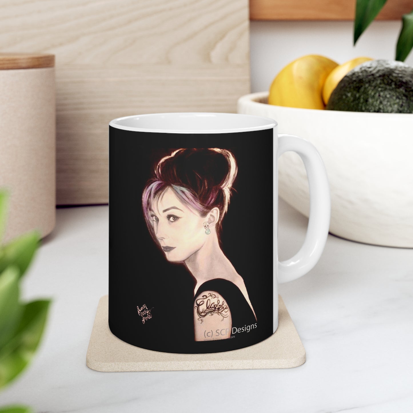 Breakfast at Tiffanys - Audrey Hepburn - class - Tiffany coffee mug - tiffanys mug - movie coffee mug