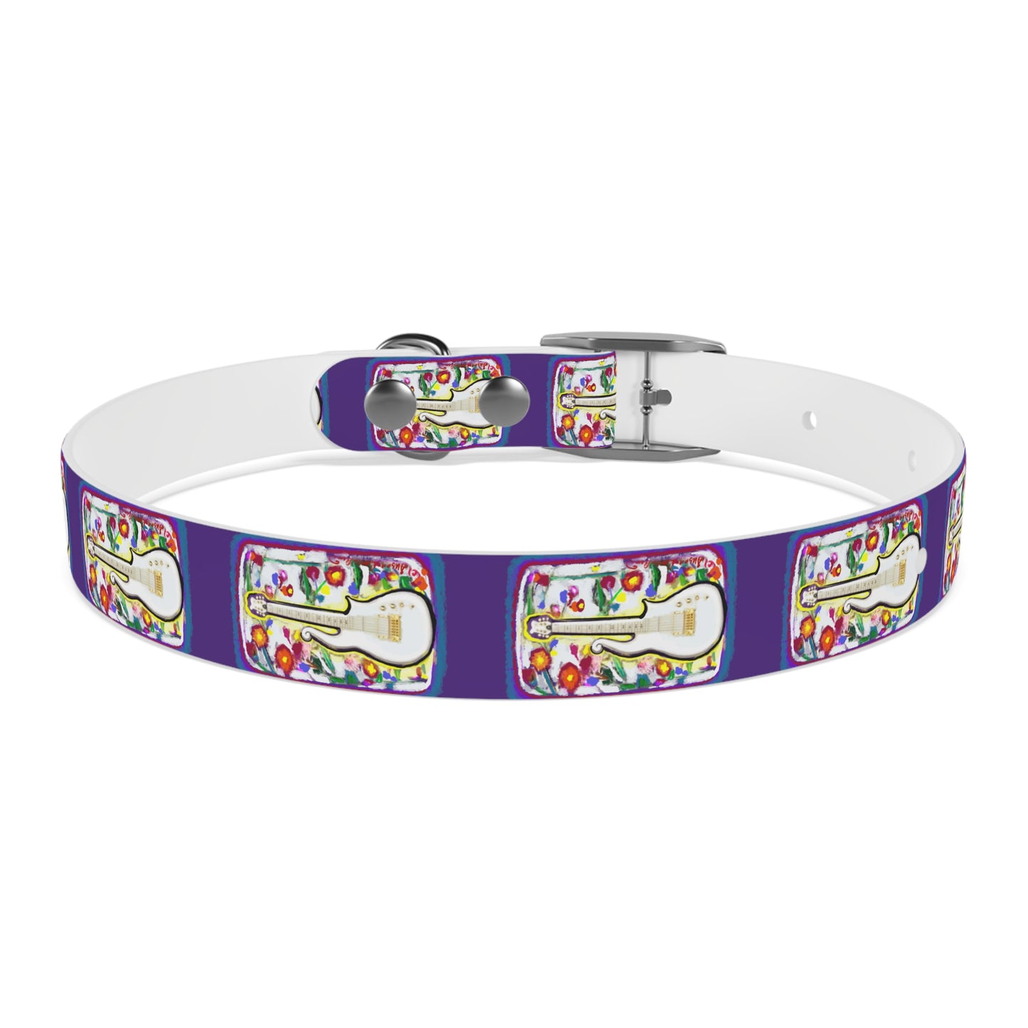 Prince - Guitar - Dog Collar - Prince dog collar - guitar dog collar - custom dog - gifts - guitar gift - guitar themed - rock n rol