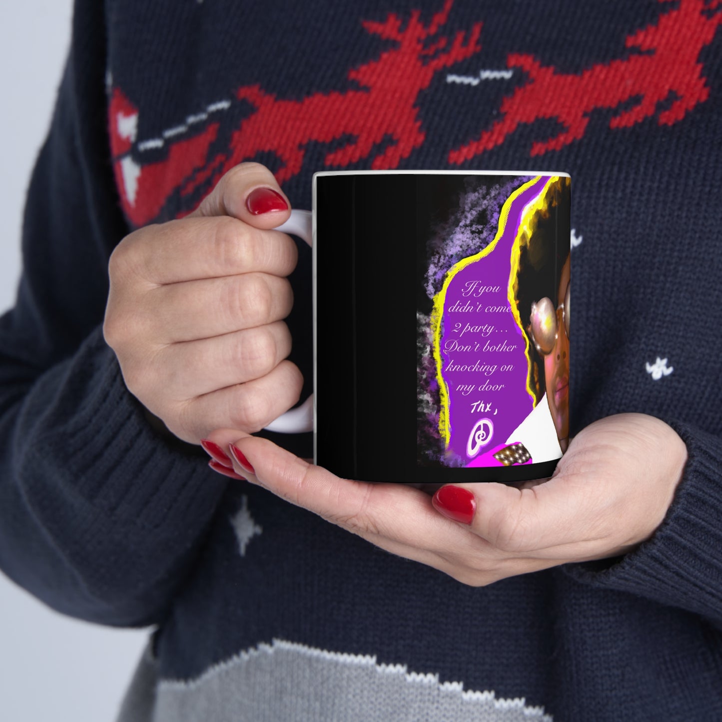Original Art Prince-Inspired 1999 mug - prince coffee mug - Prince - Purple Rain - Prince mugs - Purple Rain - Prince quote - Prince Lyric