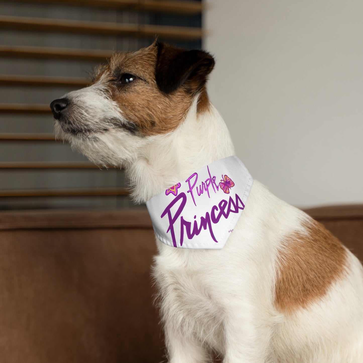 Prince Inspired Purple Princess - Pet - Dog -Cat - Bandana Collar - Dog bandanas - Cat Bandanas - bandanas - prince - purple rain - prince ban