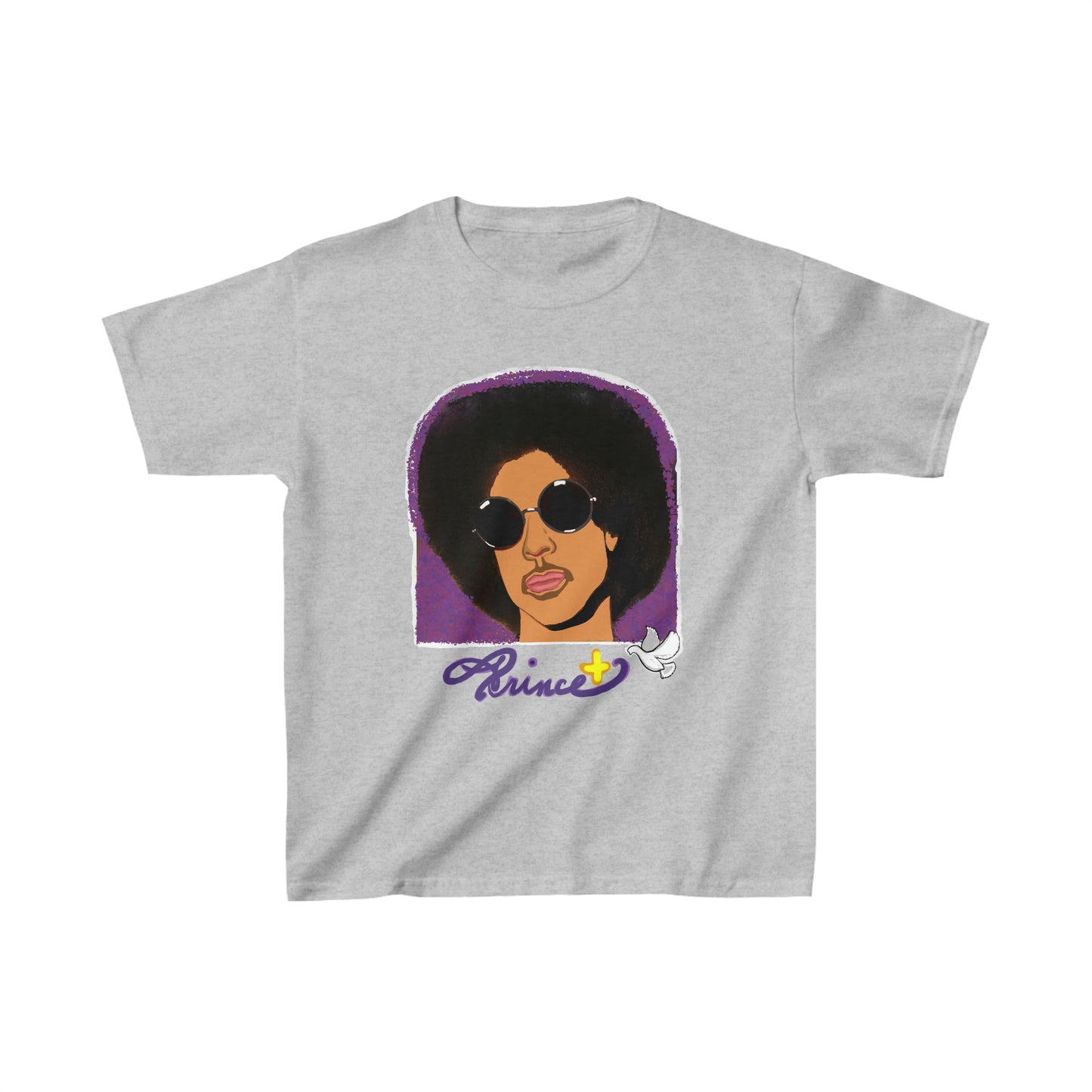 Prince - when doves cry- Kids t shirt - Prince Art - prince artwork - prince gift - Kids Cotton Tee - Prince art - Purple Rain