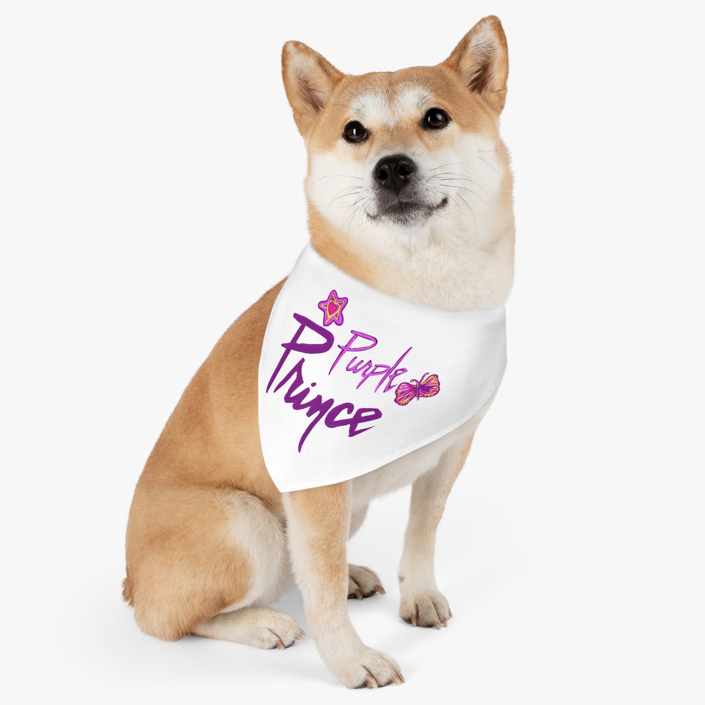 Prince-Inspired Art Rock and Roll Bandana Collar - Pet - Dog - Cat - Bandana Collar - Dog bandanas - Cat Bandanas - bandanas - prince - purple rain - prince ban