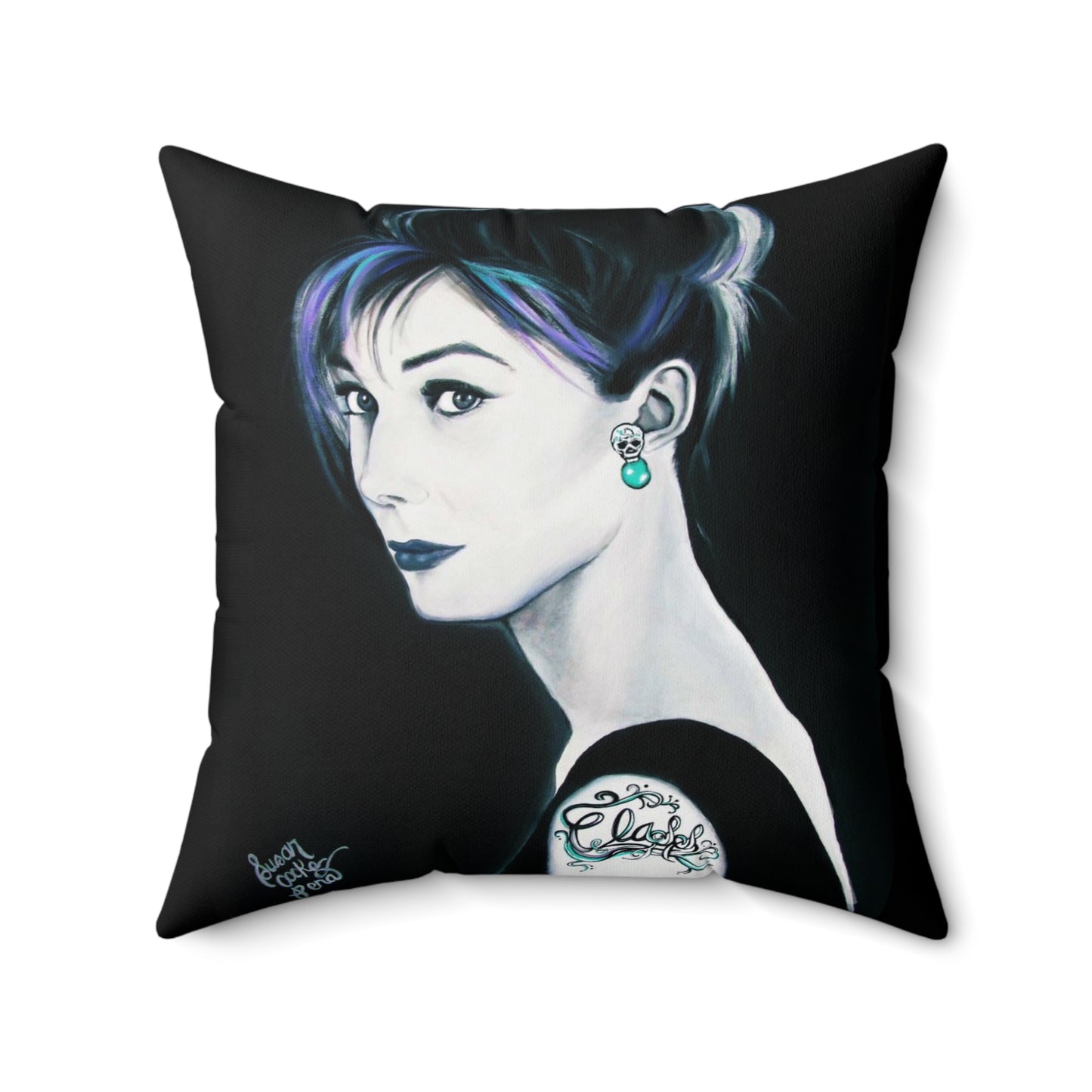 Class Breakfast  at Tiffany Art by SCP pillow - reversible -throw pillow all sizes  - Audrey Hepburn - Tiffany - Capote