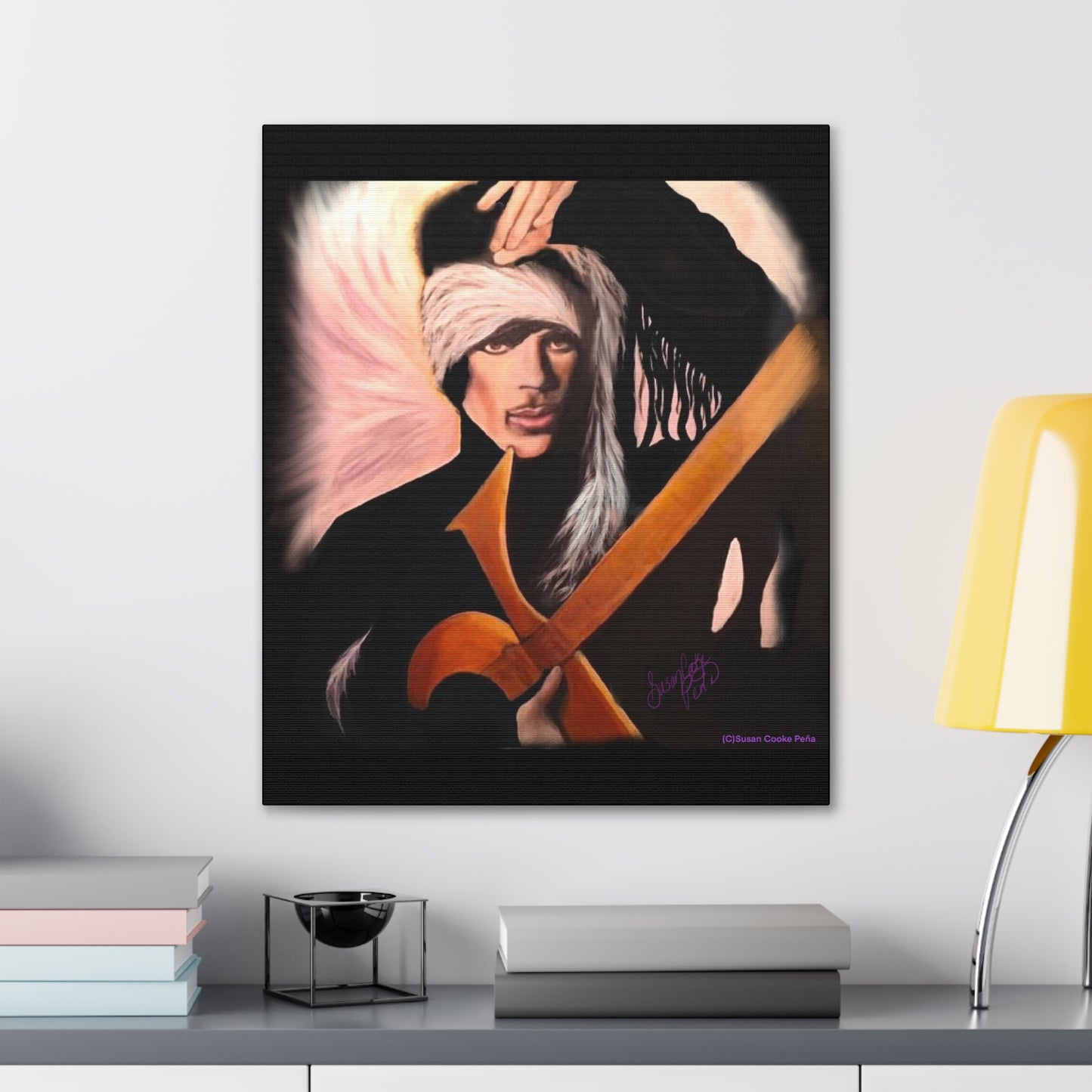 Prince-inspired Art by SCP printed on Canvas Gallery Wrap