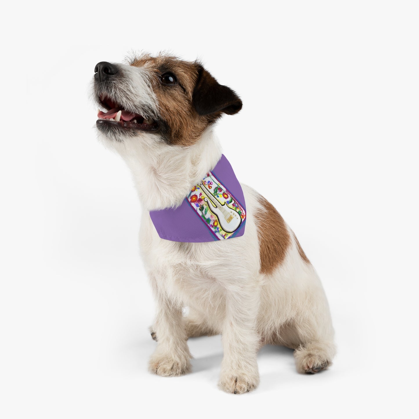 Prince Cloud Guitar - purple rain - Pet - Dog - Cat - Bandana Collar - Dog bandanas - Cat Bandanas - bandanas - prince bandana