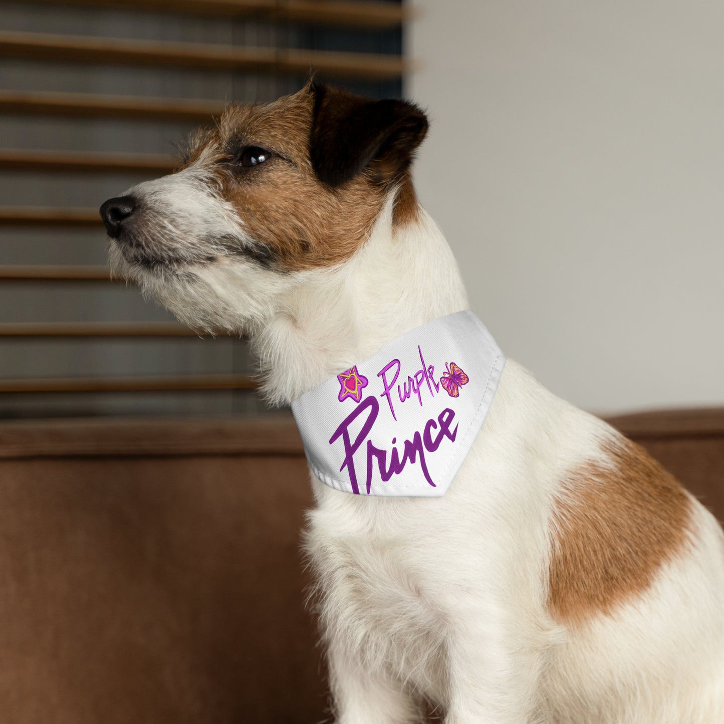 Prince-Inspired Art Rock and Roll Bandana Collar - Pet - Dog - Cat - Bandana Collar - Dog bandanas - Cat Bandanas - bandanas - prince - purple rain - prince ban