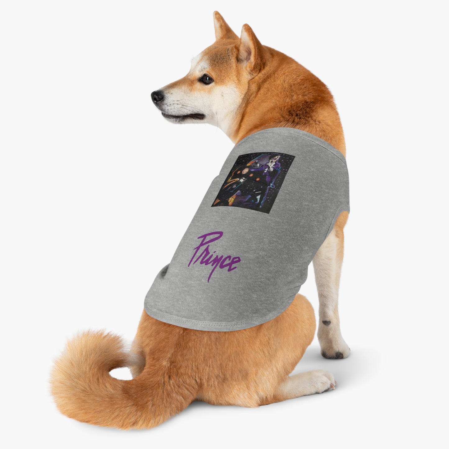 Prince - guitar - prince t-shirt - pet shirt - pet t-shirt - dog t-shirt - cat t-shirt - pet tee - dog clothes - purple rain