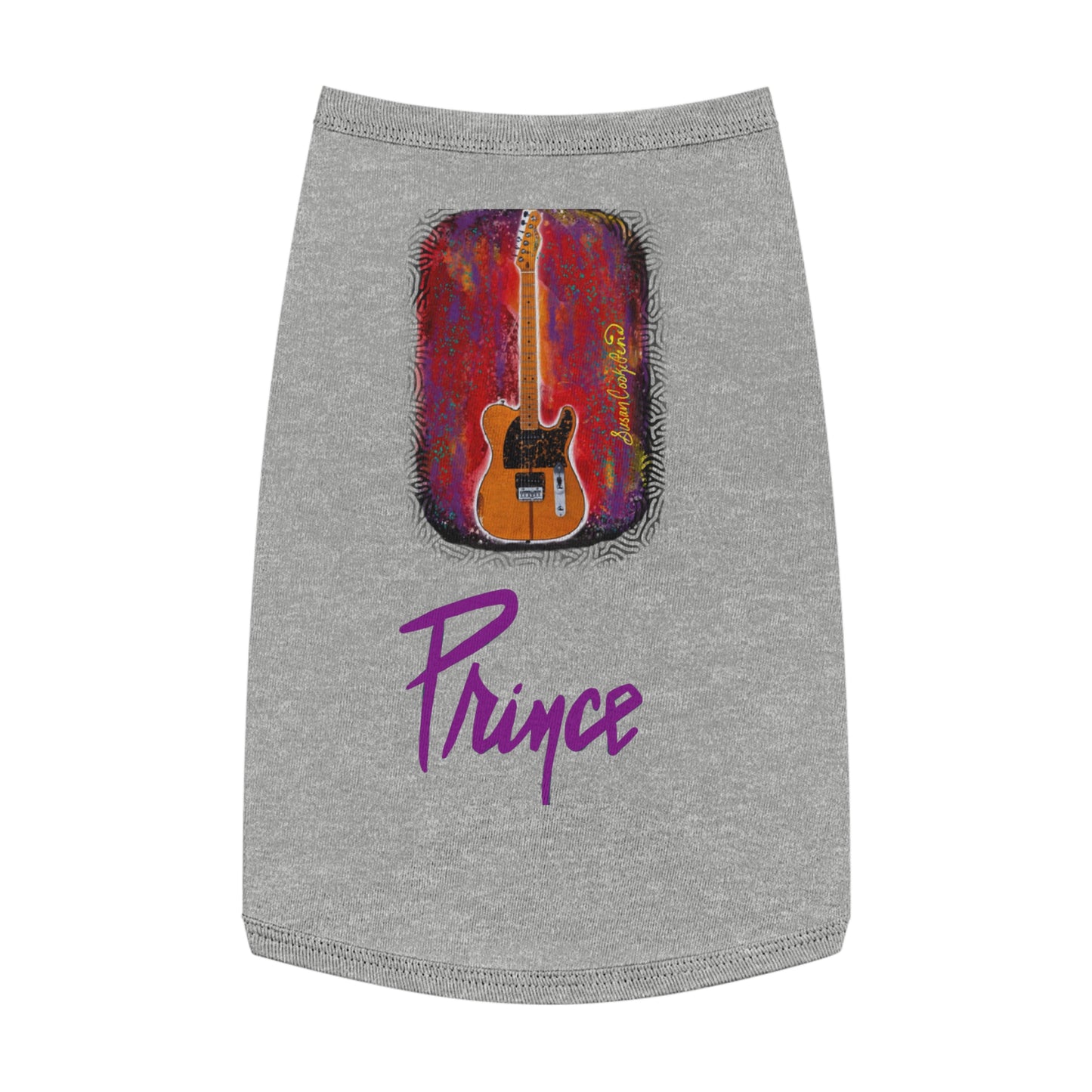 Prince - guitar - prince t-shirt - pet shirt - pet t-shirt - dog t-shirt - cat t-shirt - pet tee - dog clothes