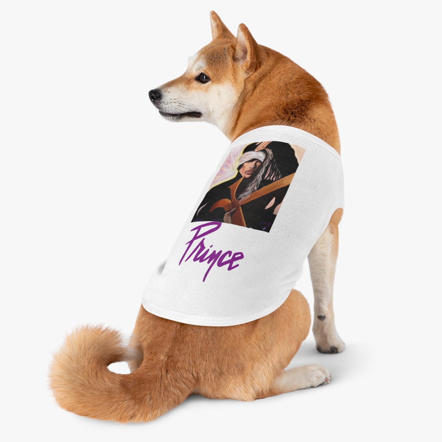 Prince - guitar - prince t-shirt - pet shirt - pet t-shirt - dog t-shirt - cat t-shirt - pet tee - dog clothes - purple rain