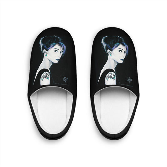 Class - Breakfast at Tiffany Art by SCP -Women's Indoor Slippers