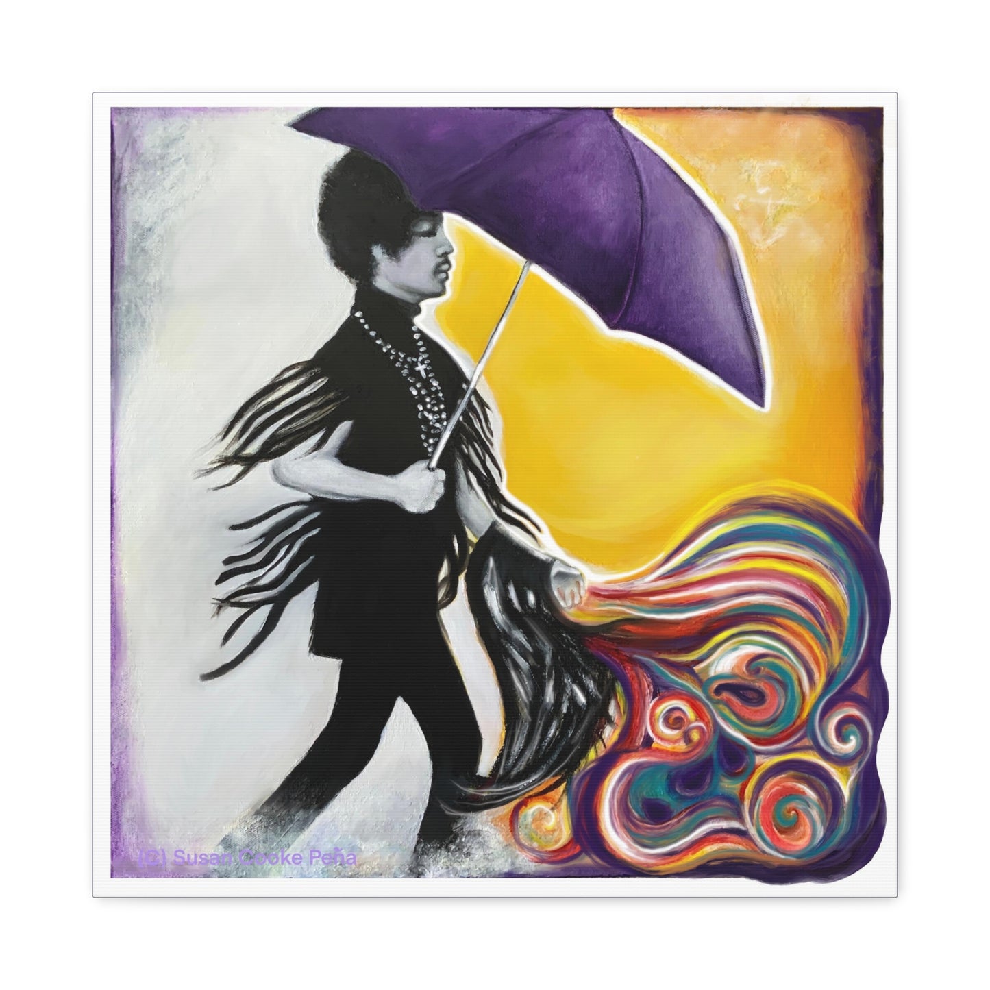 Prince-inspired Art by SCP - canvas wall art