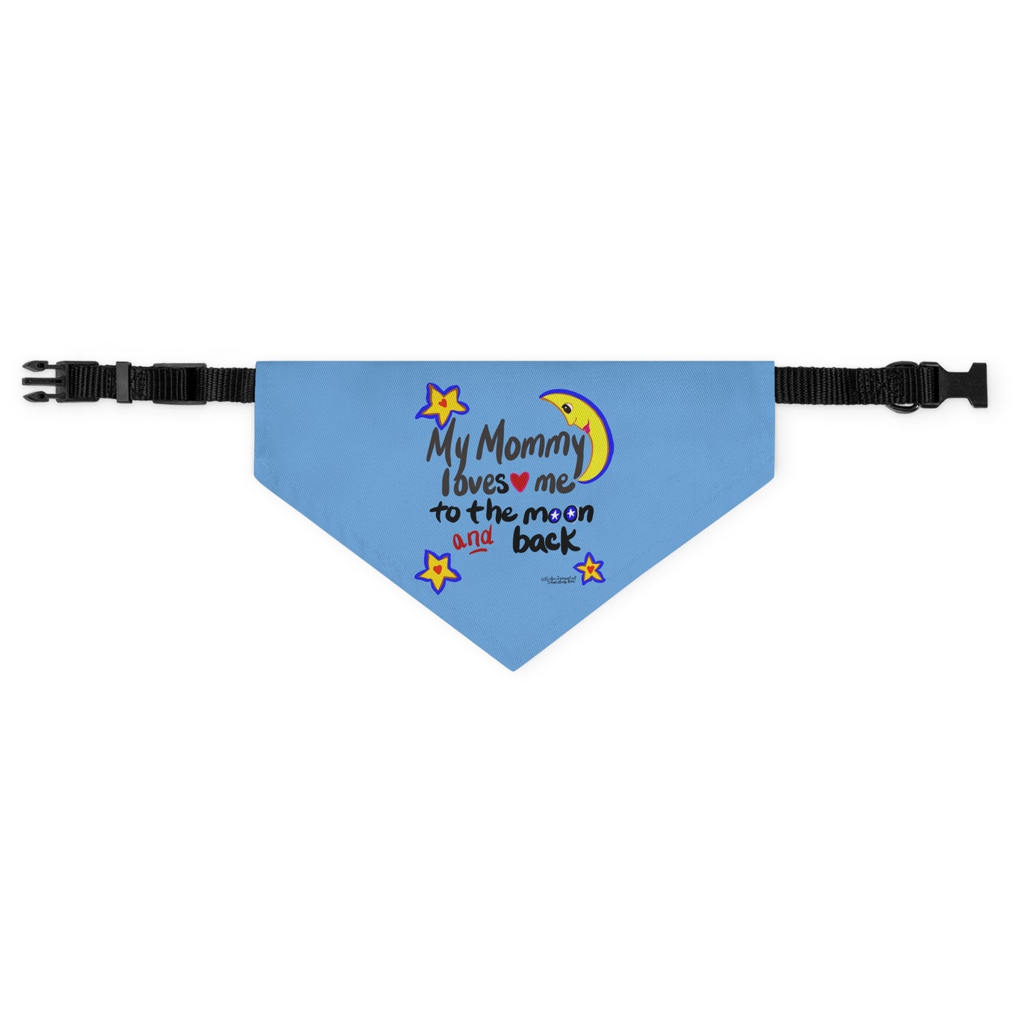 Love you to the moon and back - Pet - Dog - Cat - Bandana Collar - Dog bandanas - Cat Bandanas - bandanas - love