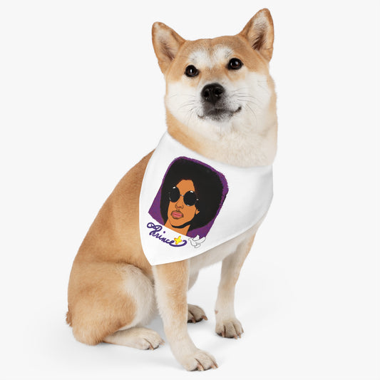 Original Art Prince-Inspired Rock and Roll - Pet - Dog - Cat - Bandana Collar - Dog bandanas - Cat Bandanas - bandanas - prince - purple rain - prince ban