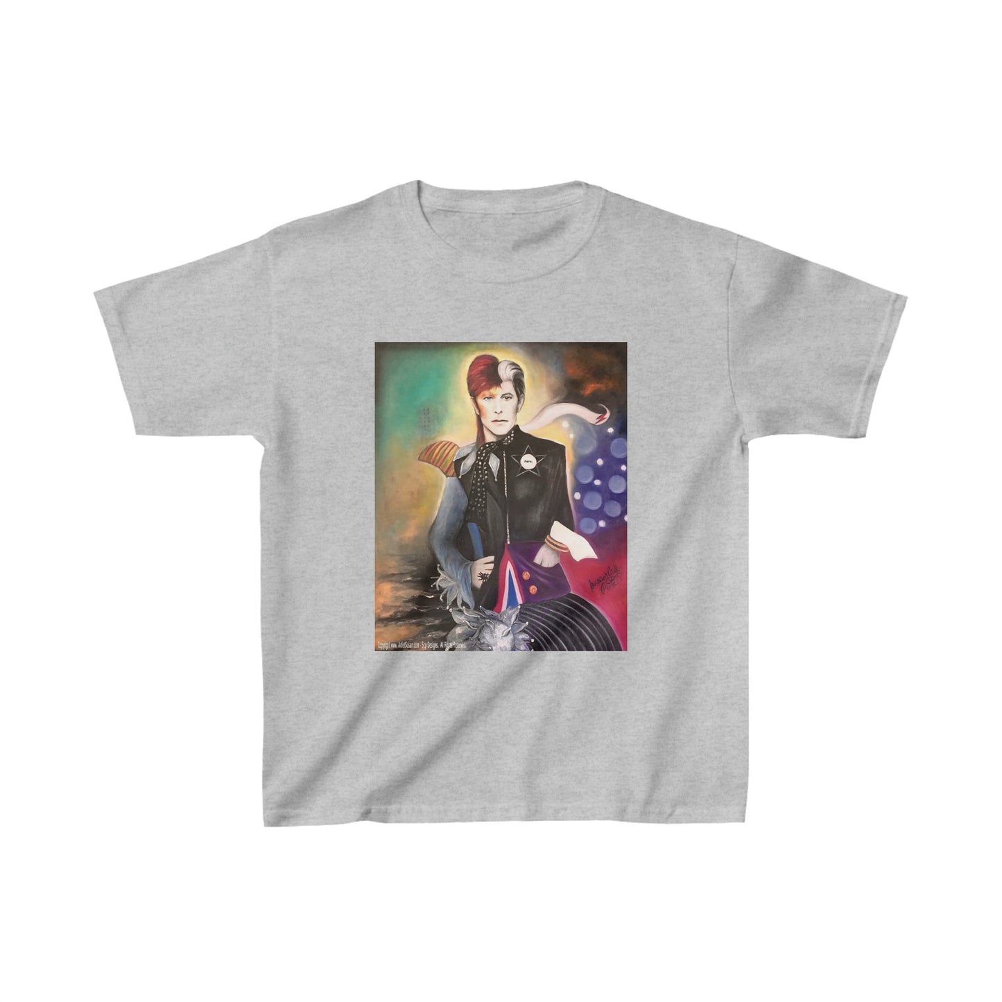 Bowie - Original Art - David Bowie - Kids T-shirt - Bowie Art - David Bowie - Bowie Art - Bowie kids - Bowie T shirt - Bowie fan gift