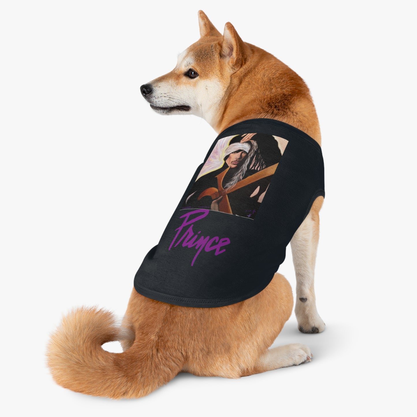 Prince - guitar - prince t-shirt - pet shirt - pet t-shirt - dog t-shirt - cat t-shirt - pet tee - dog clothes - purple rain