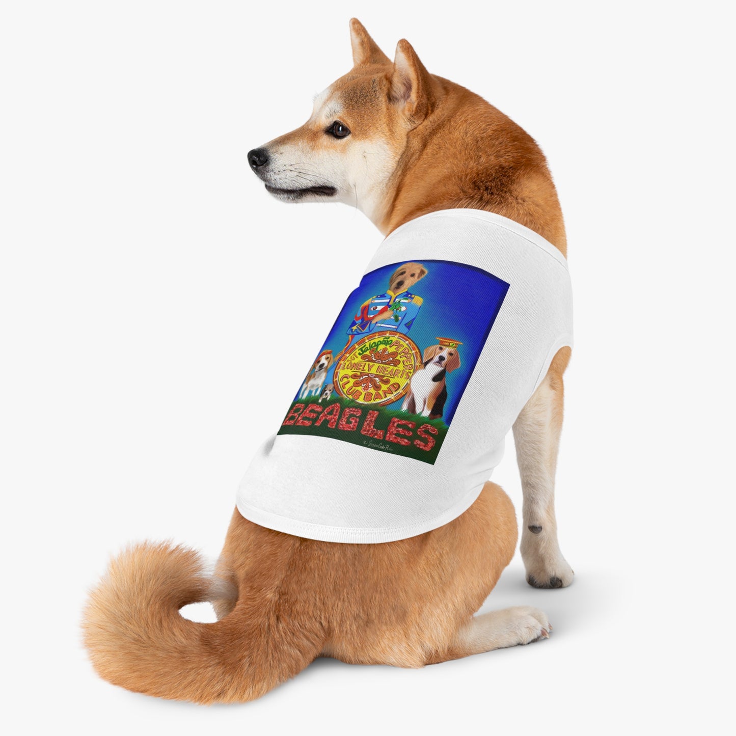 The Beagles Pet T-shirt - dogs - cats - Sir Brennan  Series - dog clothes - cat shirts - dog shirts - clothes for pets - dog gifts - cat gif