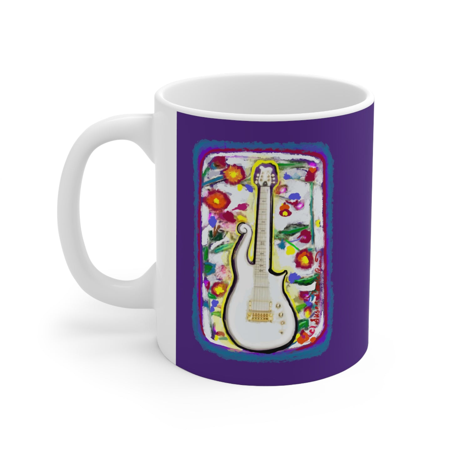 Prince mug - cloud guitar - prince coffee mug - Prince - Purple Rain - Prince mugs - Purple Rain