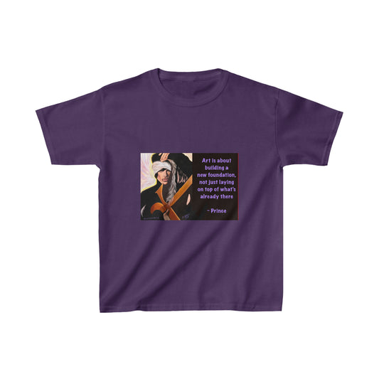 Prince - Kids t shirt - Purple Rain - Prince lyric - Prince quote - prince gift - Kids Heavy Cotton Tee - Prince art -Prince shirt