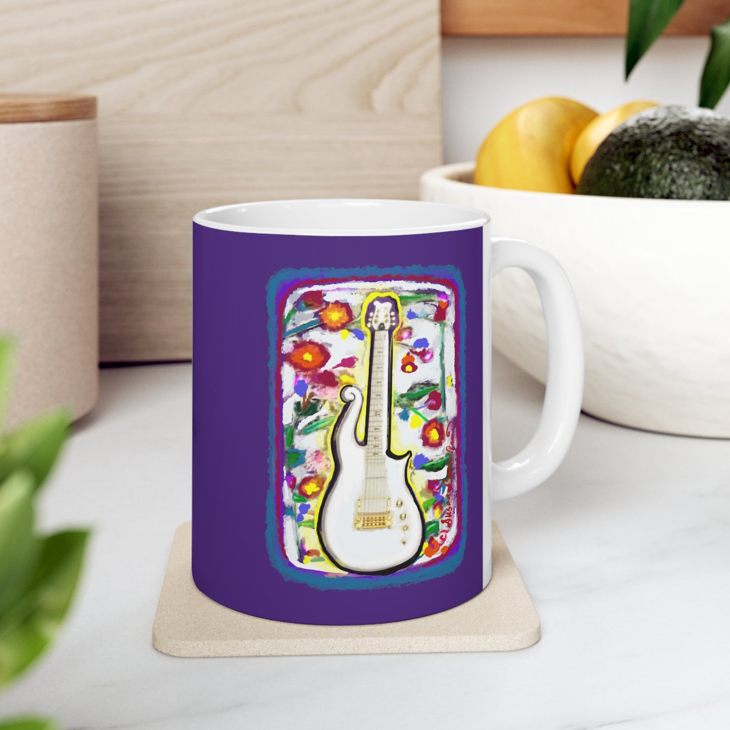 Prince mug - cloud guitar - prince coffee mug - Prince - Purple Rain - Prince mugs - Purple Rain