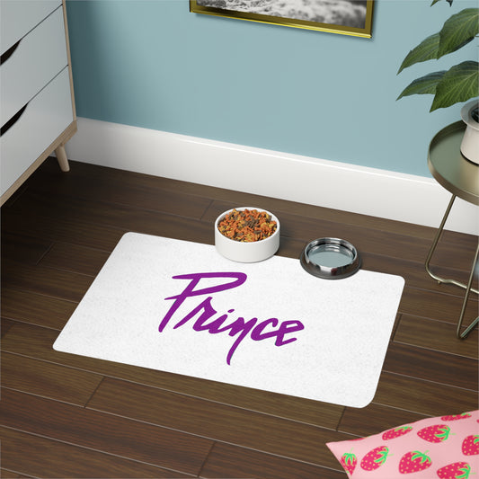 Prince-Inspired Art - Pet Food Mat (12x18) - food mat - prince themed pet - prince mat - prince for pets - prince pets