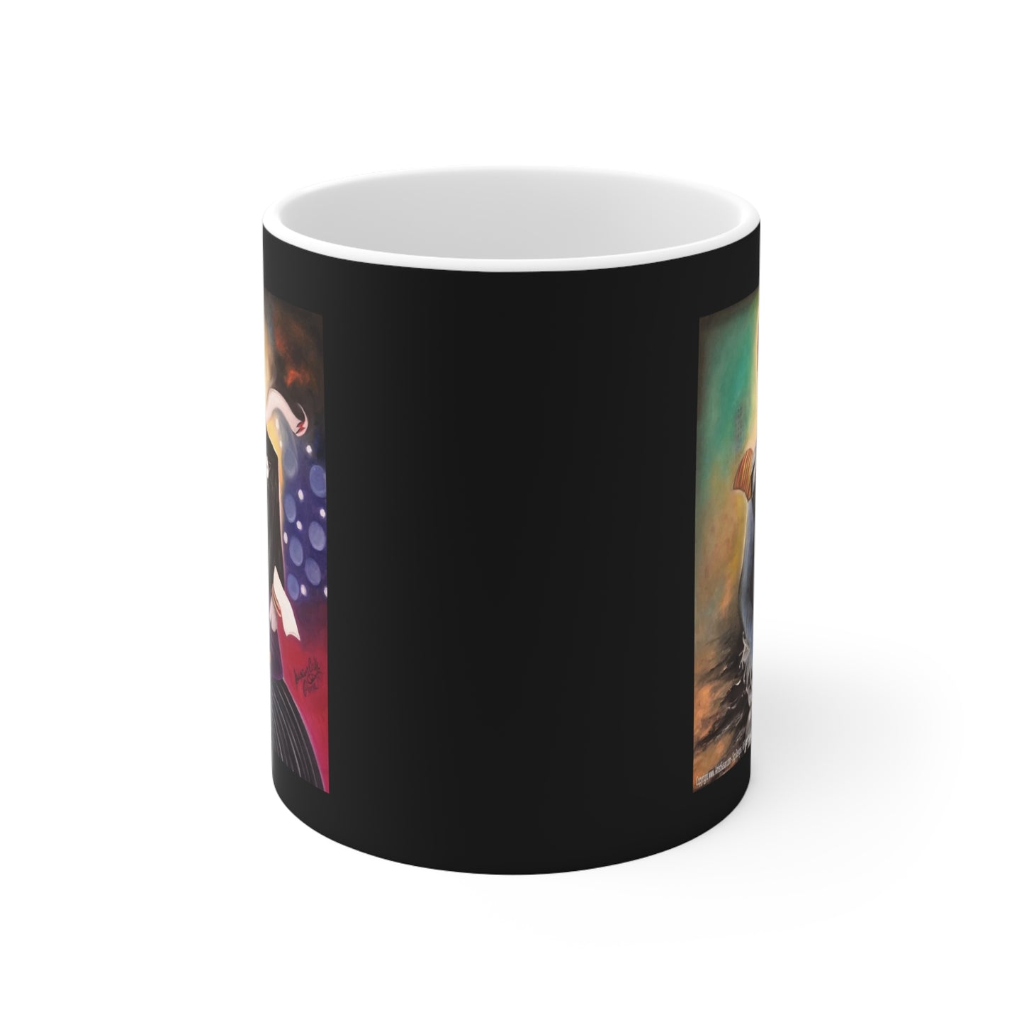 David Bowie - heroes - ziggy stardust - coffee mug - lincoln coffee mug - coffee mugs -  bowie coffee mug