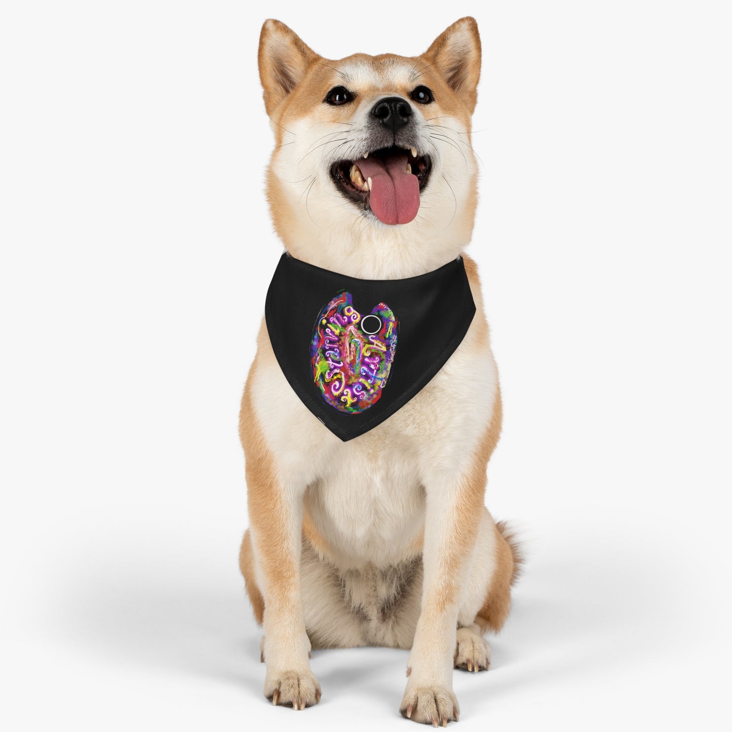 Starving Artist Design - artist palette - Pet - Dog - Cat - Bandana Collar - Dog bandanas - Cat Bandanas - bandanas - gifts for artists