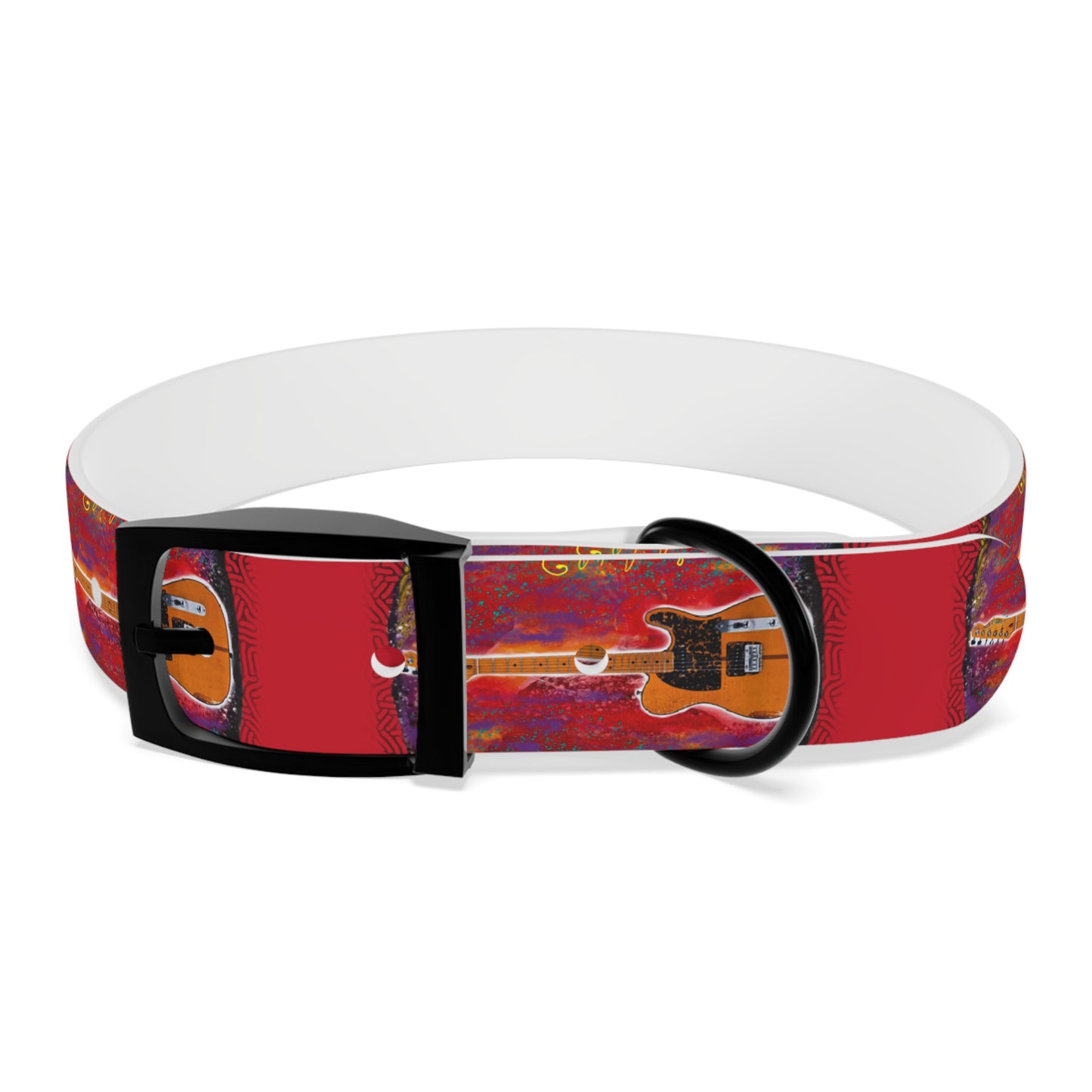 Prince - Guitar - Dog Collar - Prince dog collar - guitar dog collar - custom dog - gifts - guitar gift - guitar themed - rock n roll