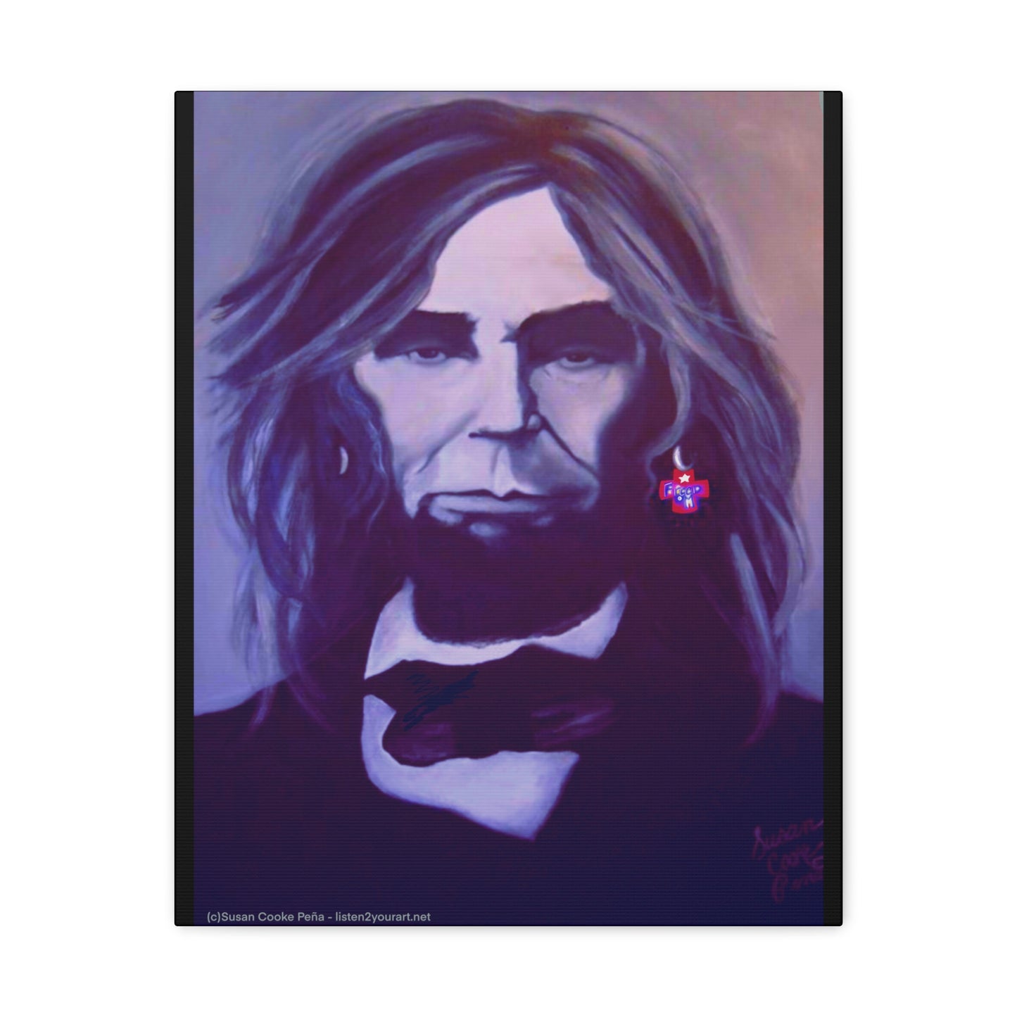 Freedom Lincoln Art by SCP - Lincoln painting