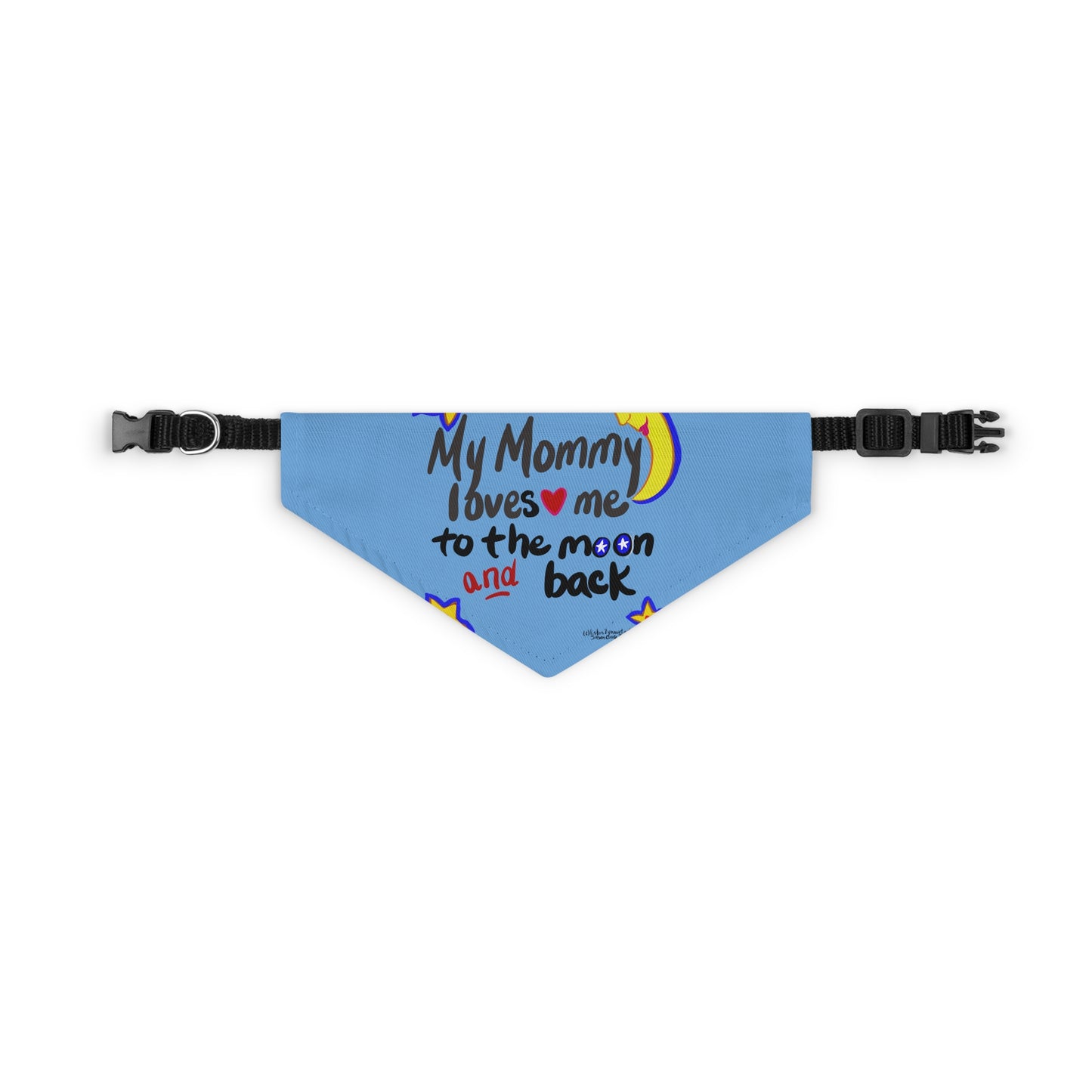 Love you to the moon and back - Pet - Dog - Cat - Bandana Collar - Dog bandanas - Cat Bandanas - bandanas - love