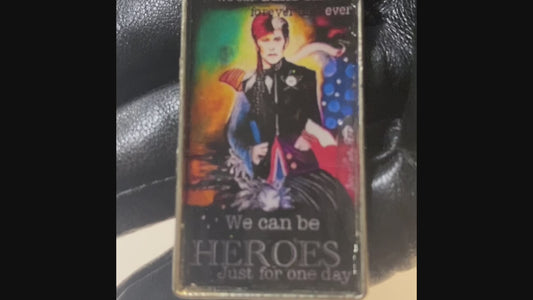 David Bowie Art by SCP - Heroes Pendant